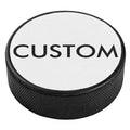 Custom logo hockey puck