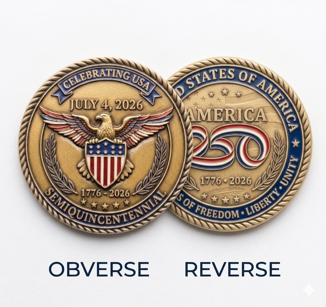Official 2026 United States Semiquincentennial Commemorative Coin