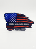 USA 250th Anniversary Commemorative UV-DTF Sticker – Weatherproof & UV-Resistant